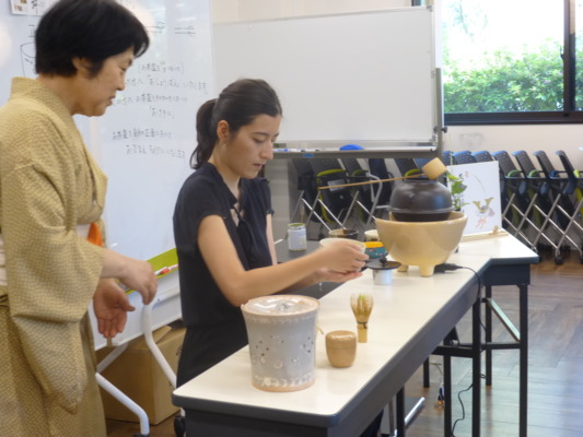 Japanese tea-ceremony class