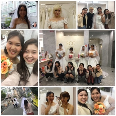 Wedding dress and Uchikake Kimono wearing event 